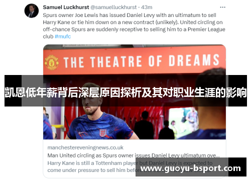 凯恩低年薪背后深层原因探析及其对职业生涯的影响