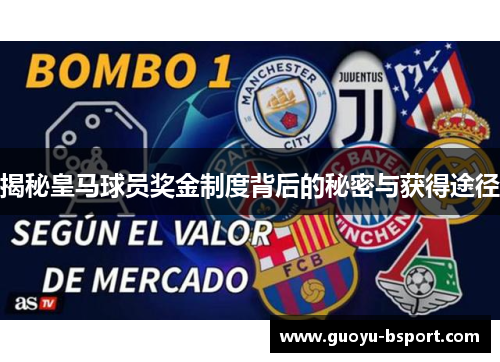 揭秘皇马球员奖金制度背后的秘密与获得途径