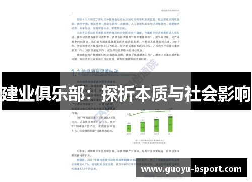 建业俱乐部：探析本质与社会影响